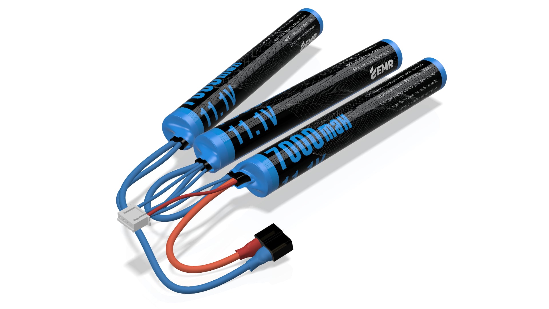 EMR 11.1V 7000mAh Uc Yaprak Pil